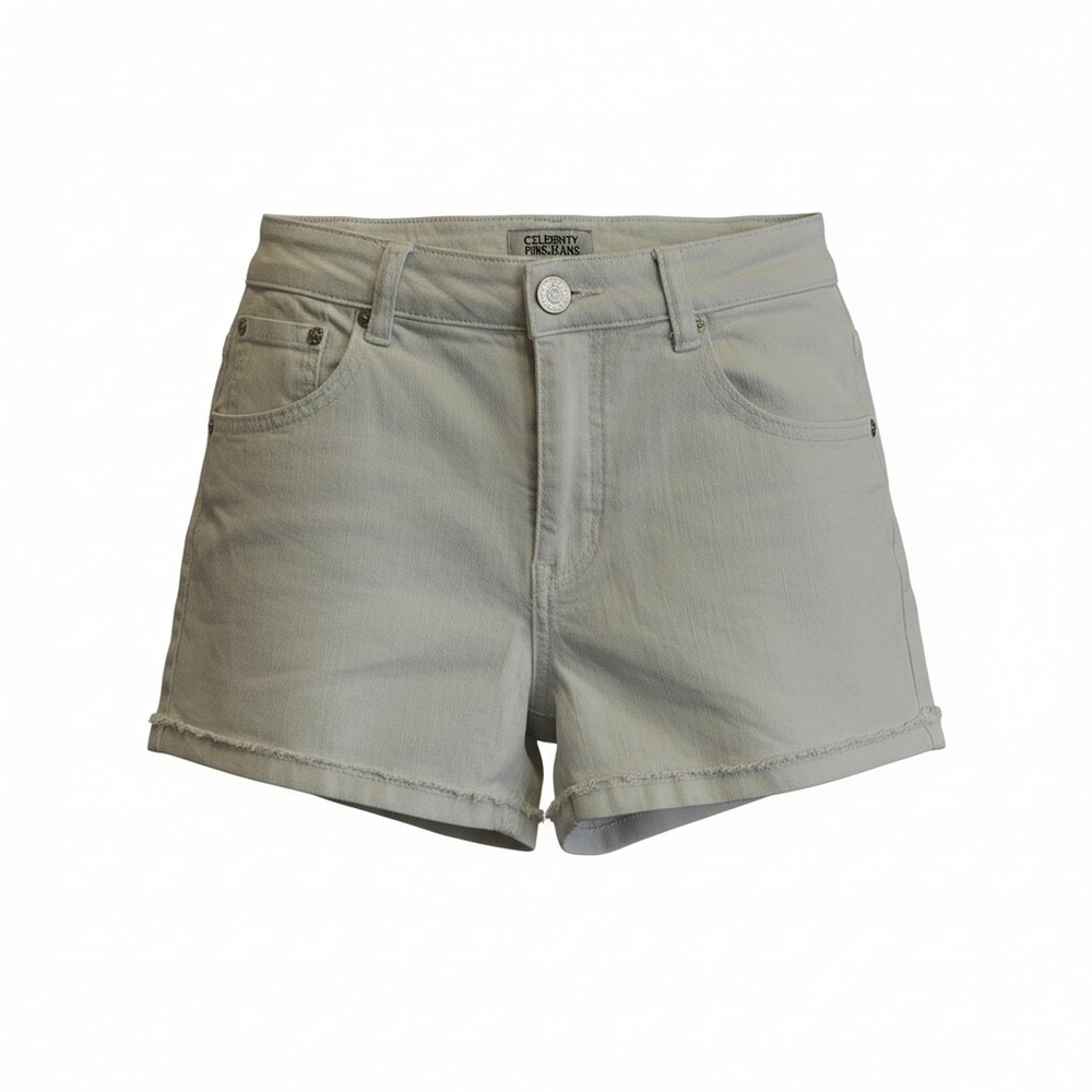 Celebrity Pink White Jean Shorts